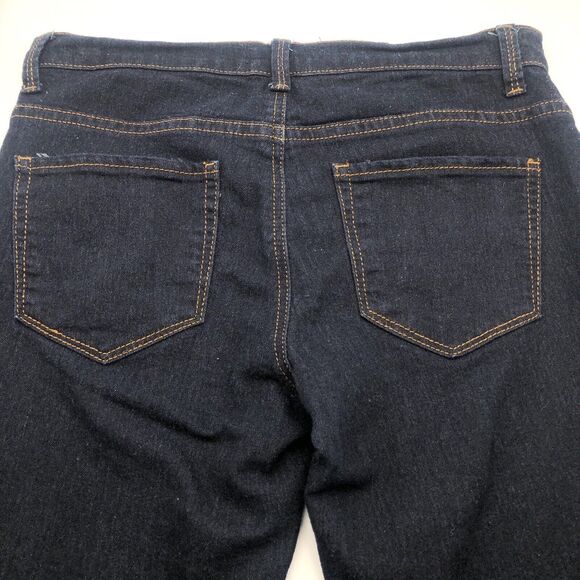 Forever 21 Womens Straight Skinny Ankle Jeans Size 27 Dark Wash Classic Chic - Picture 2 of 10